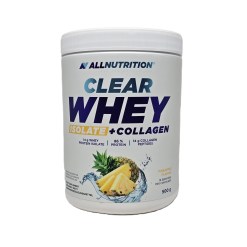 Allnutrition Clear Whey Isolate + Collagen, Pineapple - 500 grams
