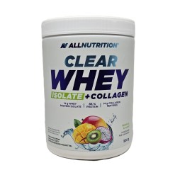 Allnutrition Clear Whey Isolate + Collagen, Tropical - 500 grams