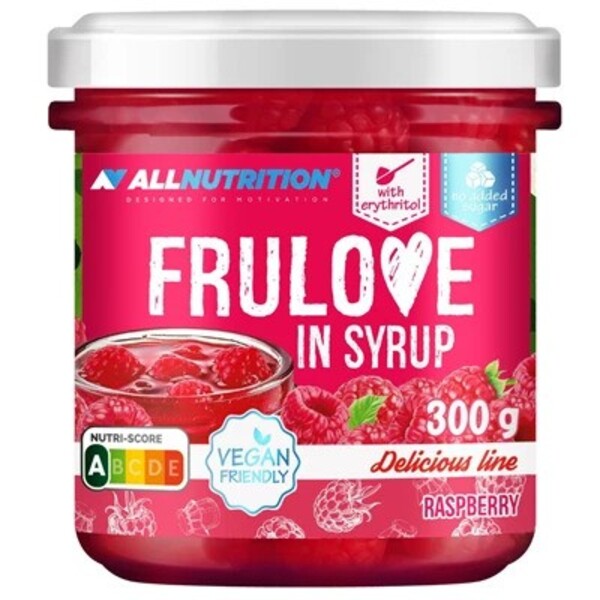Allnutrition Frulove in Syrup, Raspberry - 300 grams