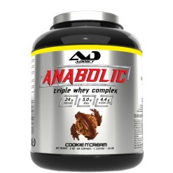 Addict Sport Nutrition Anabolic Triple Whey Complex, Cookie N'Cream - 2000 grams