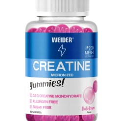 Weider Micronized Creatine Gummies, Bubblegum - 66 gummies