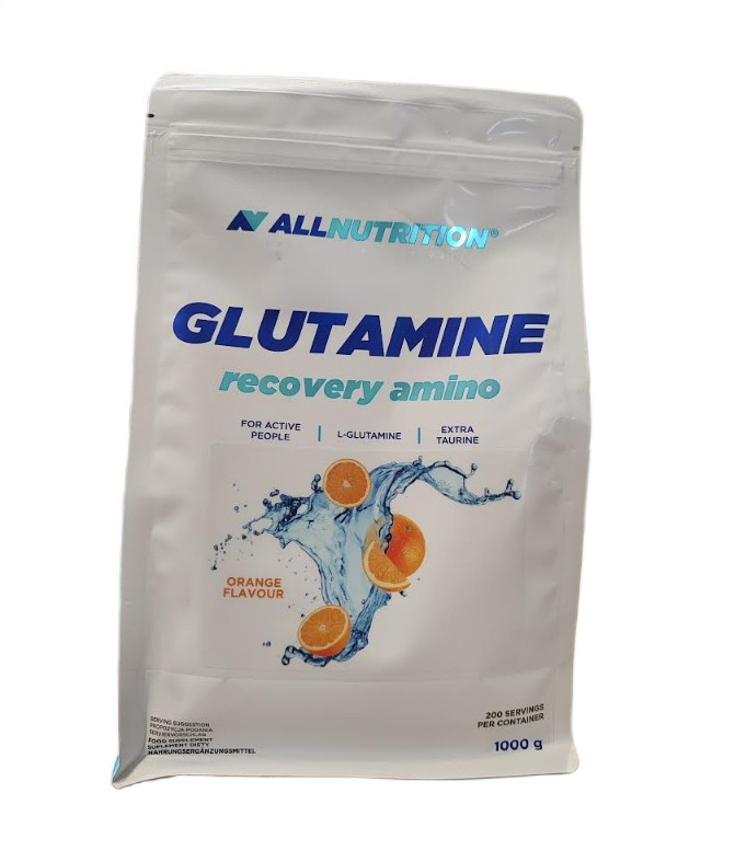 Allnutrition Glutamine Recovery Amino, Orange - 1000 grams