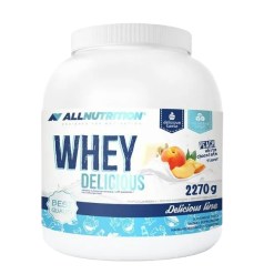 Allnutrition Whey Delicious, White Chocolate with Peach - 2270 grams