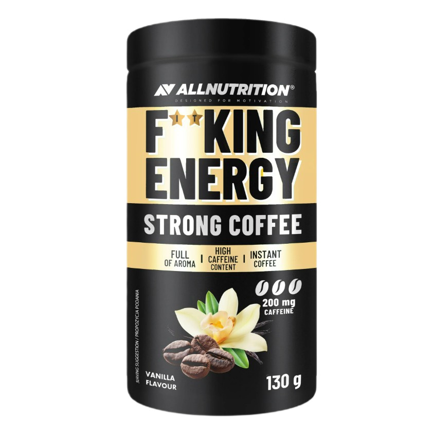 Allnutrition Fitking Energy Strong Coffee, Vanilla - 130 grams
