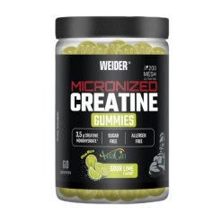Weider Micronized Creatine Gummies, Sour Lime - 60 gummies