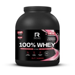 Reflex Nutrition 100% Whey, Strawberry & Raspberry - 2000 grams