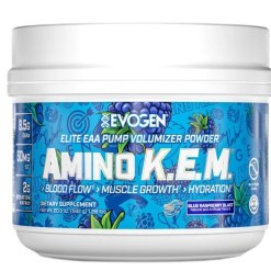 Evogen Amino K.E.M. EAA, Blue Raspberry Blast - 582 grams