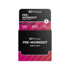 XO Fitness Pre-Workout Energy Shot, Cherry Charge & Cola Chaos - 20 x 60 ml.