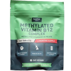 Health&Wellbeing Methylated Vitamin B12 Complex - 365 tablets