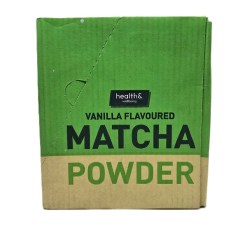 Health&Wellbeing Matcha Powder, Vanilla - 6 x 75g