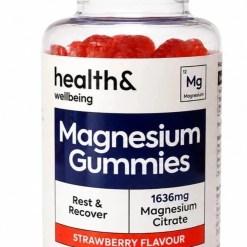 Health&Wellbeing Magnesium Gummies, Strawberry - 60 gummies