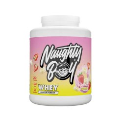 Naughty Boy Whey Protein - Limited Edition, Strawberry Banana - 1750 grams