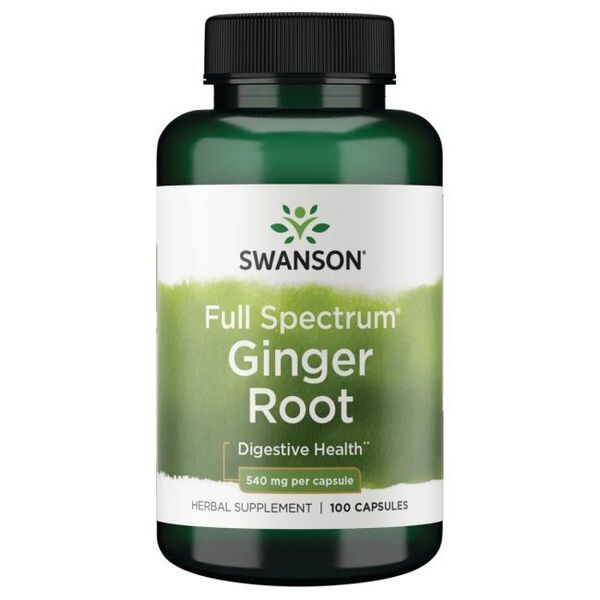 Swanson Full Spectrum Ginger Root, 540mg - 100 caps