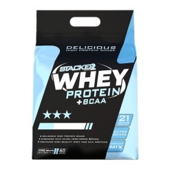 Stacker2 Europe Whey Protein + BCAA, Cookies & Cream - 2000 grams