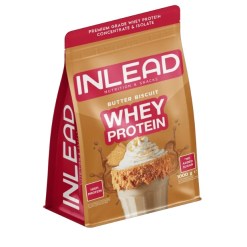 INLEAD Nutrition Whey Protein, Butter Biscuit - 1000 grams