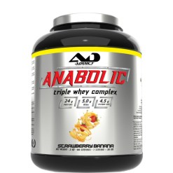 Addict Sport Nutrition Anabolic Triple Whey Complex, Strawberry Banana - 1800 grams