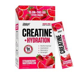Nutrex Creatine + Hydration, Strawberry Watermelon - 15 x 9g