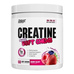 Nutrex Creatine Soft Chews, Berry Blast - 60 soft chews