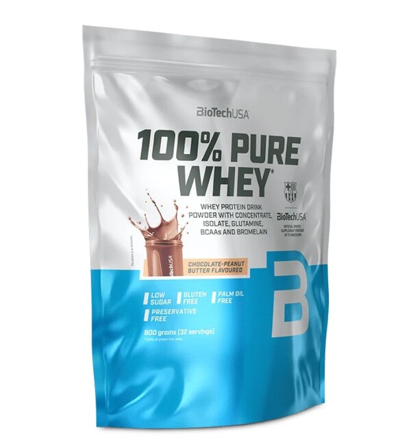 BioTechUSA 100% Pure Whey, Chocolate-Peanut Butter (EAN 5999076270156) - 900 grams
