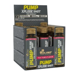 Olimp Nutrition Pump Xplode Shot, Fruit Punch (EAN 5901330097836) - 9 x 60 ml.